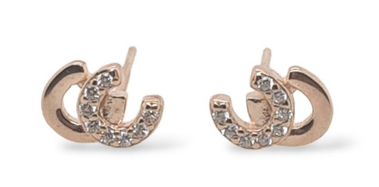 MCJ Double Horseshoe Studs