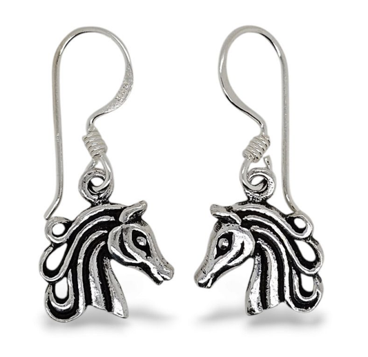 MCJ Fancy Horse Earrings