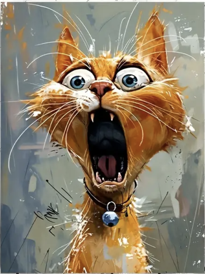 Artwork - Cat in Frame