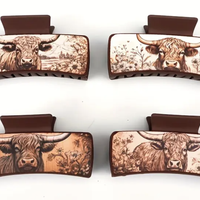 Hair Clip - Highland Cow