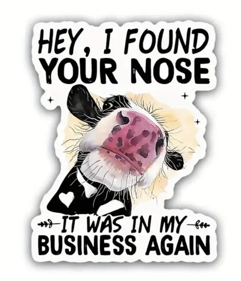 Sticker - I Found Your Nose