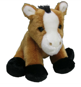 Sitting Plush Horse