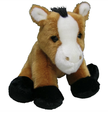 Sitting Plush Horse