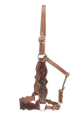Elu Leather Floral Halter