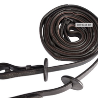 Jeremy & Lord Covered Leather Grip Stop Rein Nappa