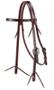 Oily Headstall with Single Buckle - Latigo