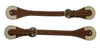 Rawhide End Spur Straps Latigo