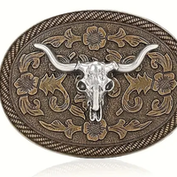 Western Buckle - Bull Head