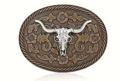 Western Buckle - Bull Head