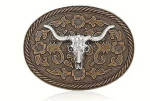Western Buckle - Bull Head