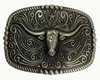 Vintage Western Buckle - Bull Head