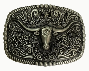 Vintage Western Buckle - Bull Head
