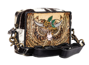 Bloomin' Steer Hand-Tooled Leather Bag