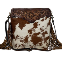 Artesia Way Fringed Hand-Tooled Bag