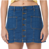 Denim Skirt - Macaroon
