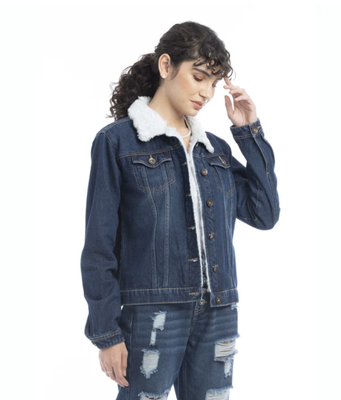 Denim Jacket - Addilyn Fleece Lined