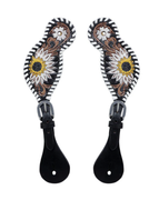 Leather & Cord Spur Strap - Embossed