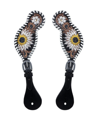 Leather & Cord Spur Strap - Embossed