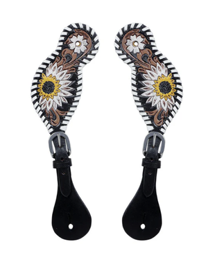Leather & Cord Spur Strap - Embossed