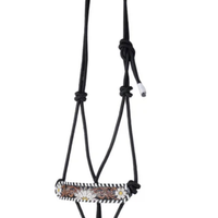 Rope Halter - Leather & Cord Padded