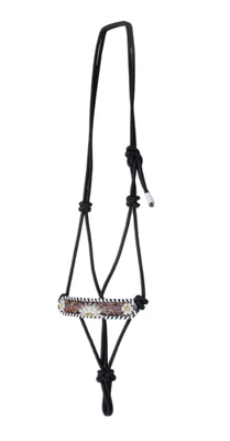Rope Halter - Leather & Cord Padded