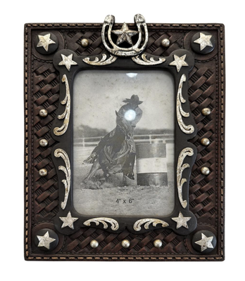 Pure Western Horse Shoe Picture Frame
