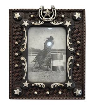 Pure Western Horse Shoe Picture Frame