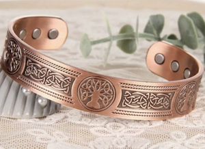 Copper Bangle - Tree of Life