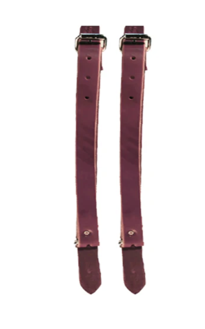 Adult Leather Boot Strap 1"