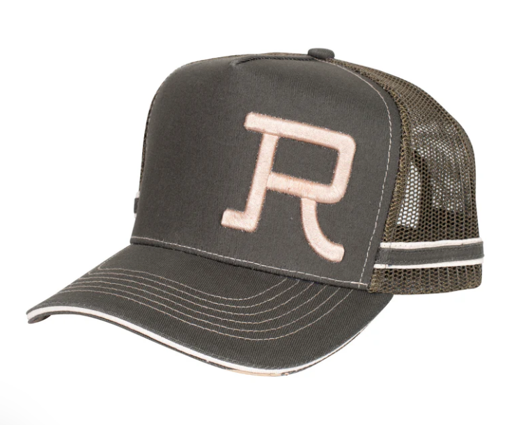 Roper Trucker Cap Branded Forest/Stone