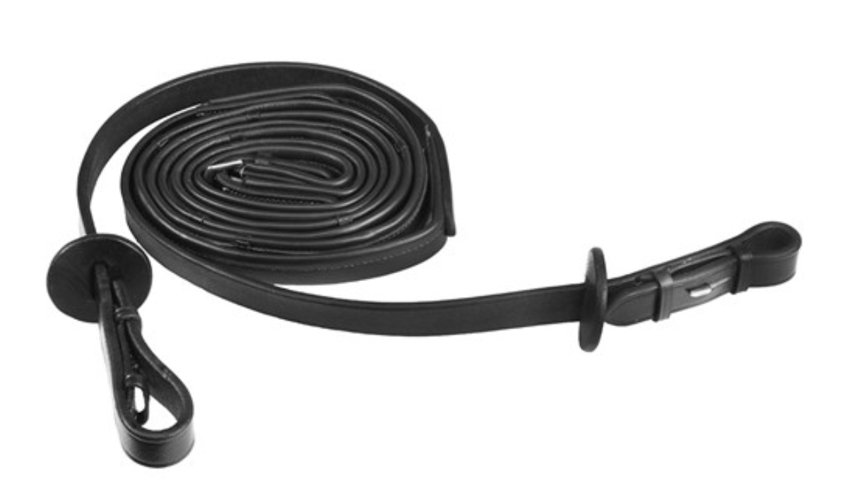 Jeremy & Lord Covered Leather Grip Stop Rein Nappa