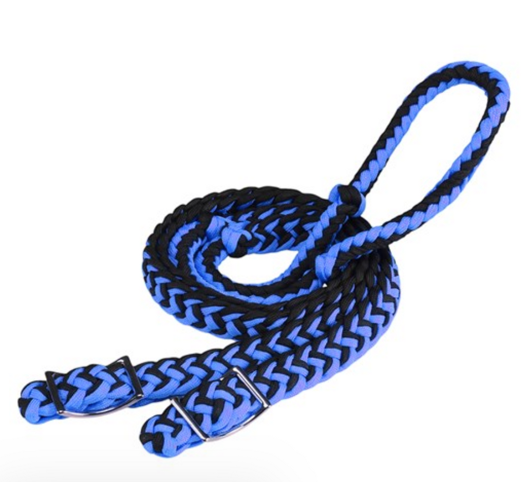 Nylon Braided Barrel Reins