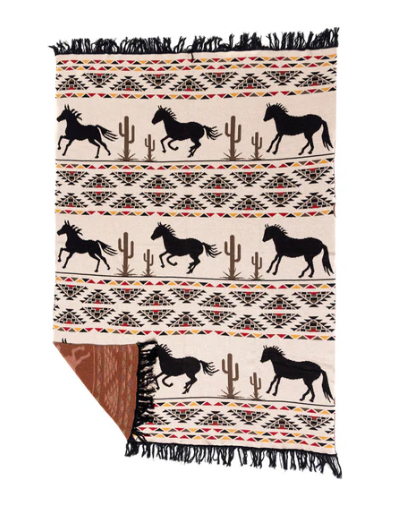 Western Woven Wonders Throws