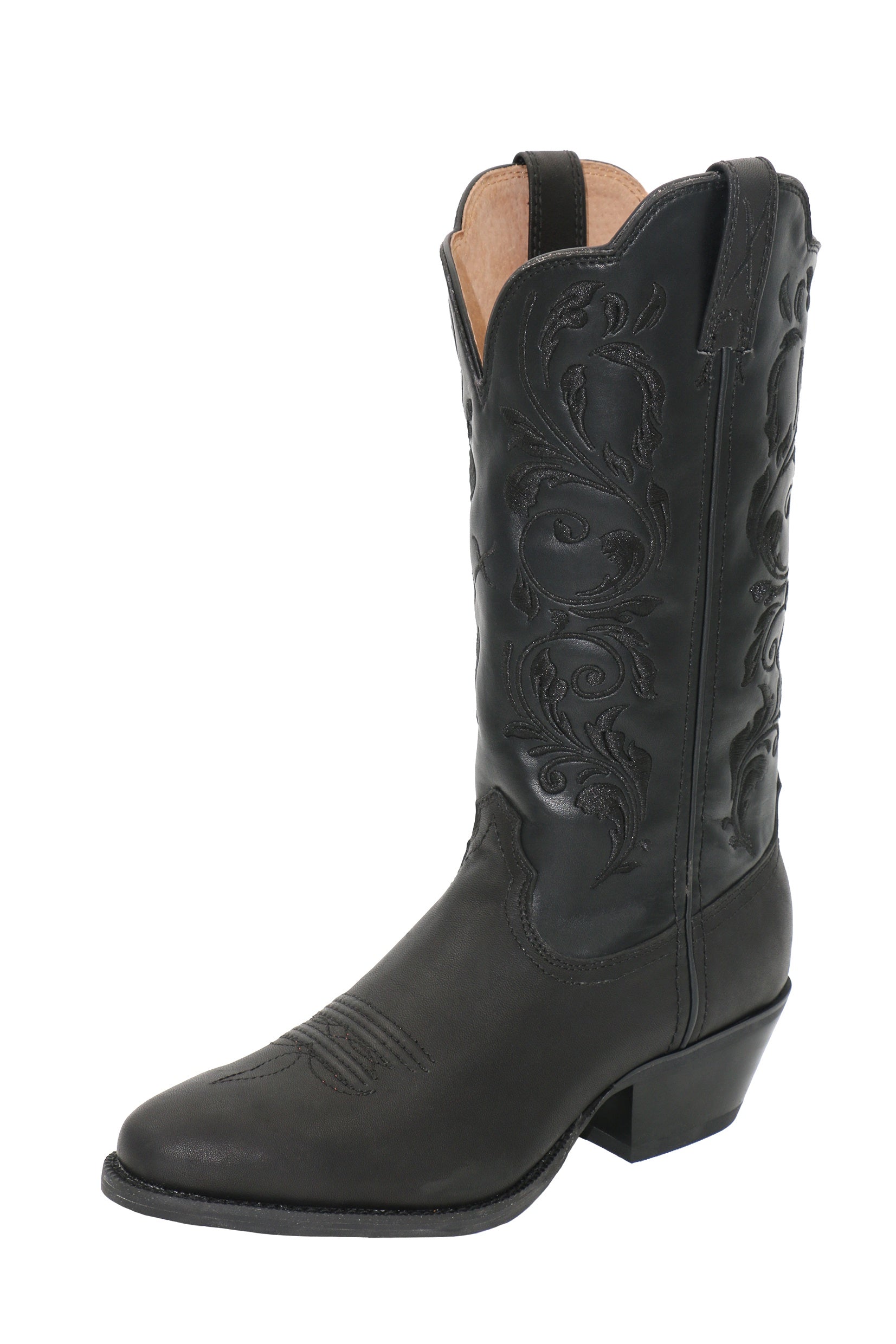Twisted X Women's 12 Western Boot - Black/Black