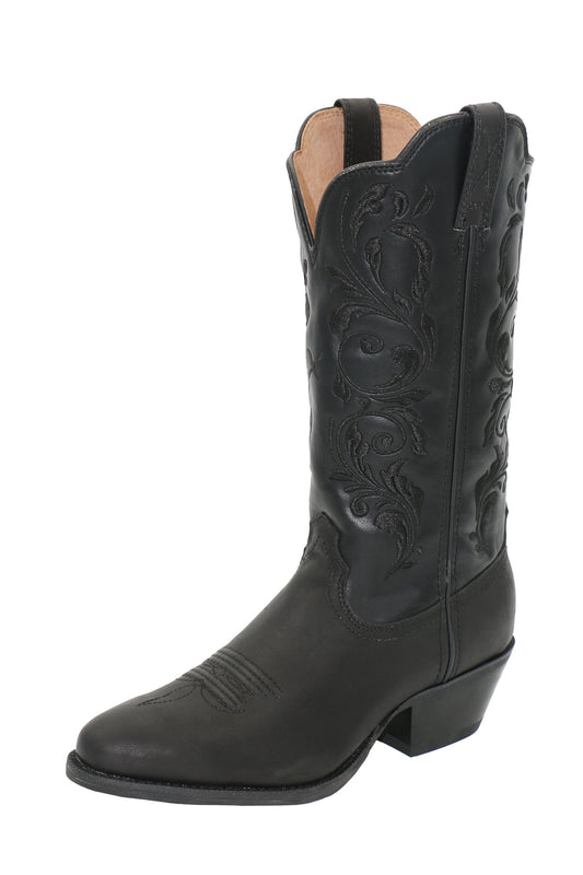Twisted X Women's 12 Western Boot - Black/Black