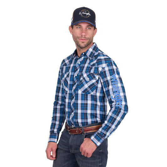 Wrangler - Mens Tony Logo LS Shirt
