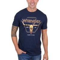 Mens Wrangler Theo Short Sleeve Tee Shirt