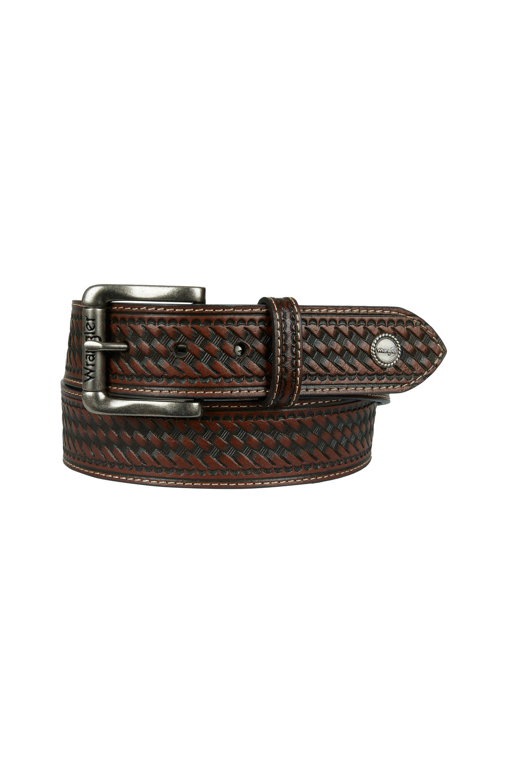 Wrangler Men's Blayne Belt - Dark Tan