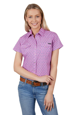 Womens Wrangler Carly Short Sleeve Shirt