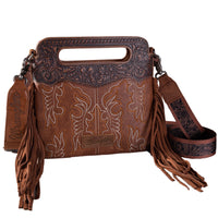 Wrangler Embroidered Fringe Crossbody Bag - Summer 2024