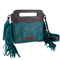 Wrangler Embroidered Fringe Crossbody Bag - Summer 2024