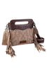 Wrangler Embroidered Fringe Crossbody Bag - Summer 2024