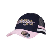 Wrangler Kids Luna High Profile Pony Tail Cap - Pink/Navy