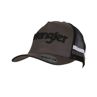 Wrangler Dan High Profile Trucker Cap - Dark Tan