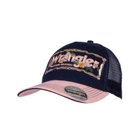 Wrangler Taylor Trucker Cap - Navy / Blush