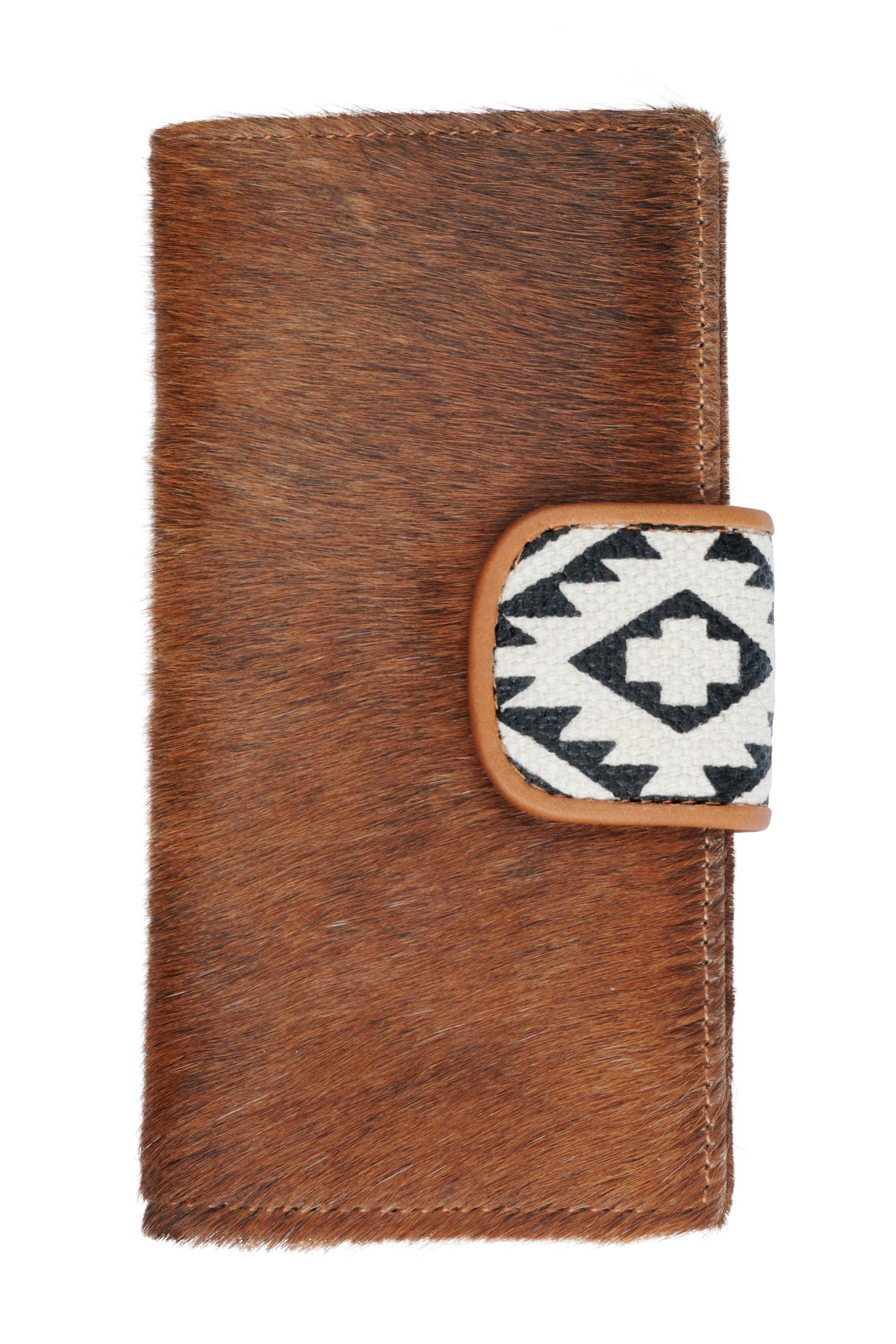 Wrangler Ellery Genuine Leather / Genuine Hair-on Cowhide Bifold Wallet