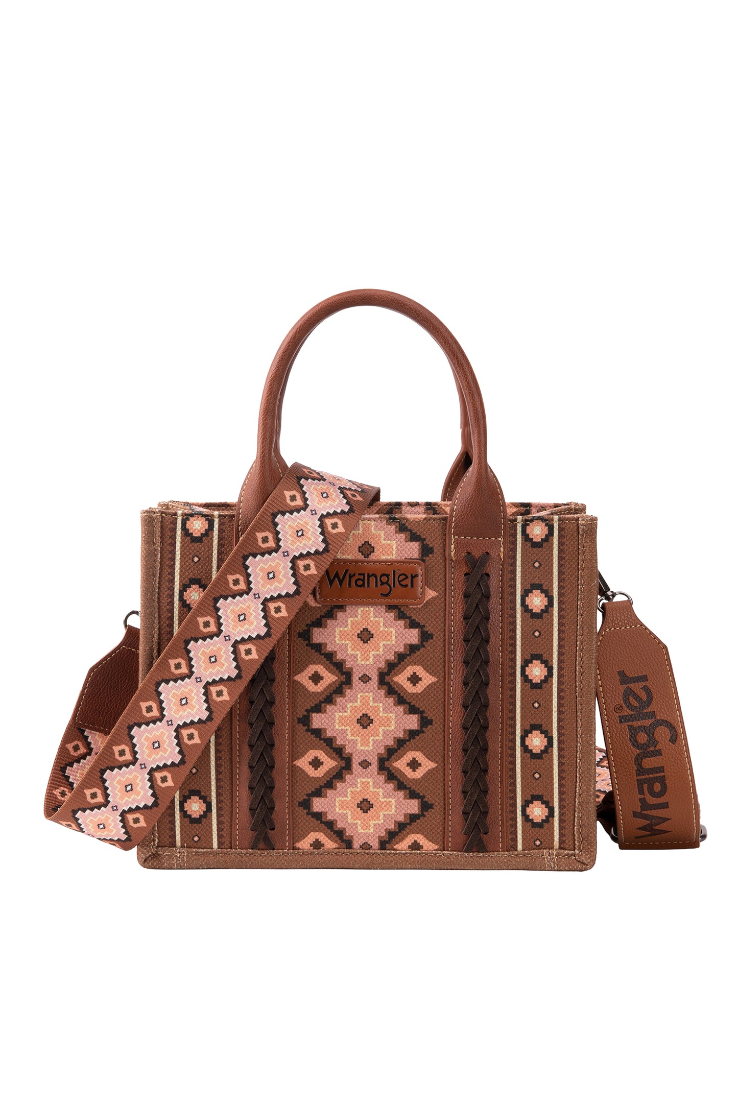 Wrangler - Brown Southwestern Crossbody Bag