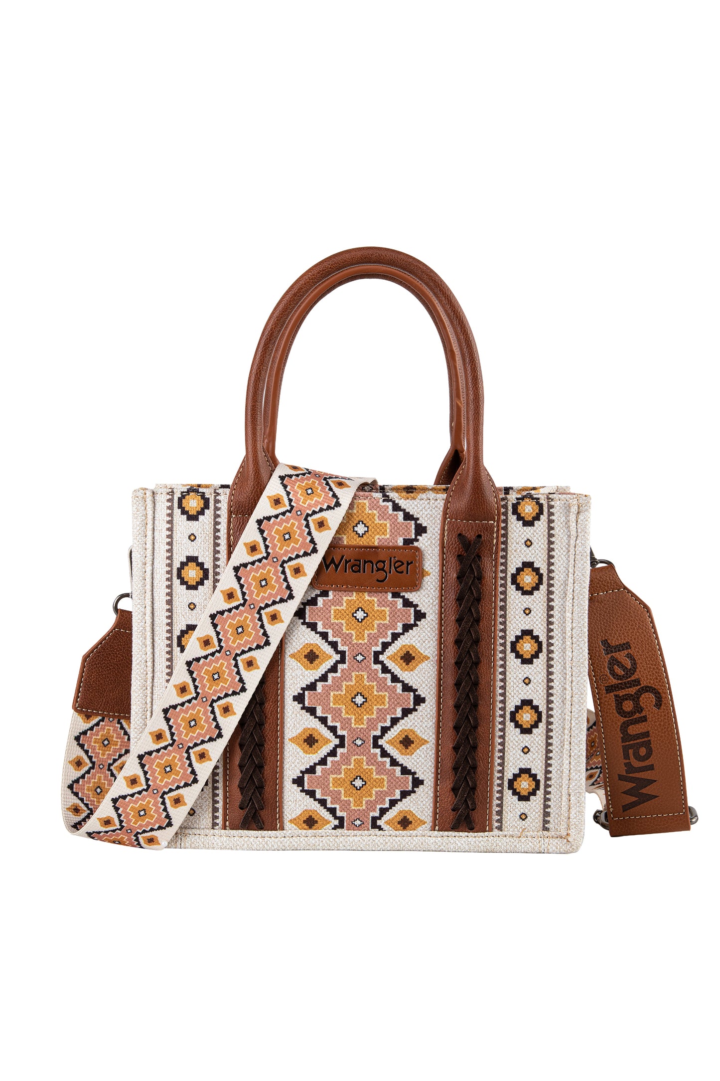 Wrangler - Natural Southwestern Crossbody Bag