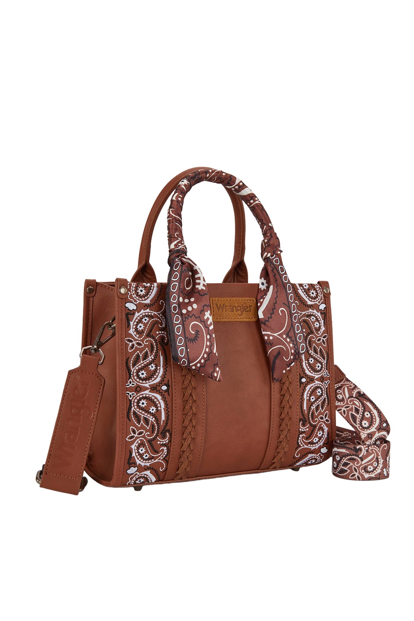 Wrangler - Tan Paisley Crossbody Bag