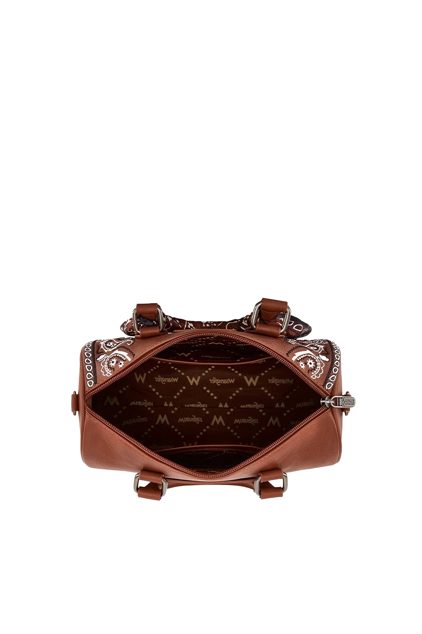 Wrangler - Tan Paisley Barrel Bag